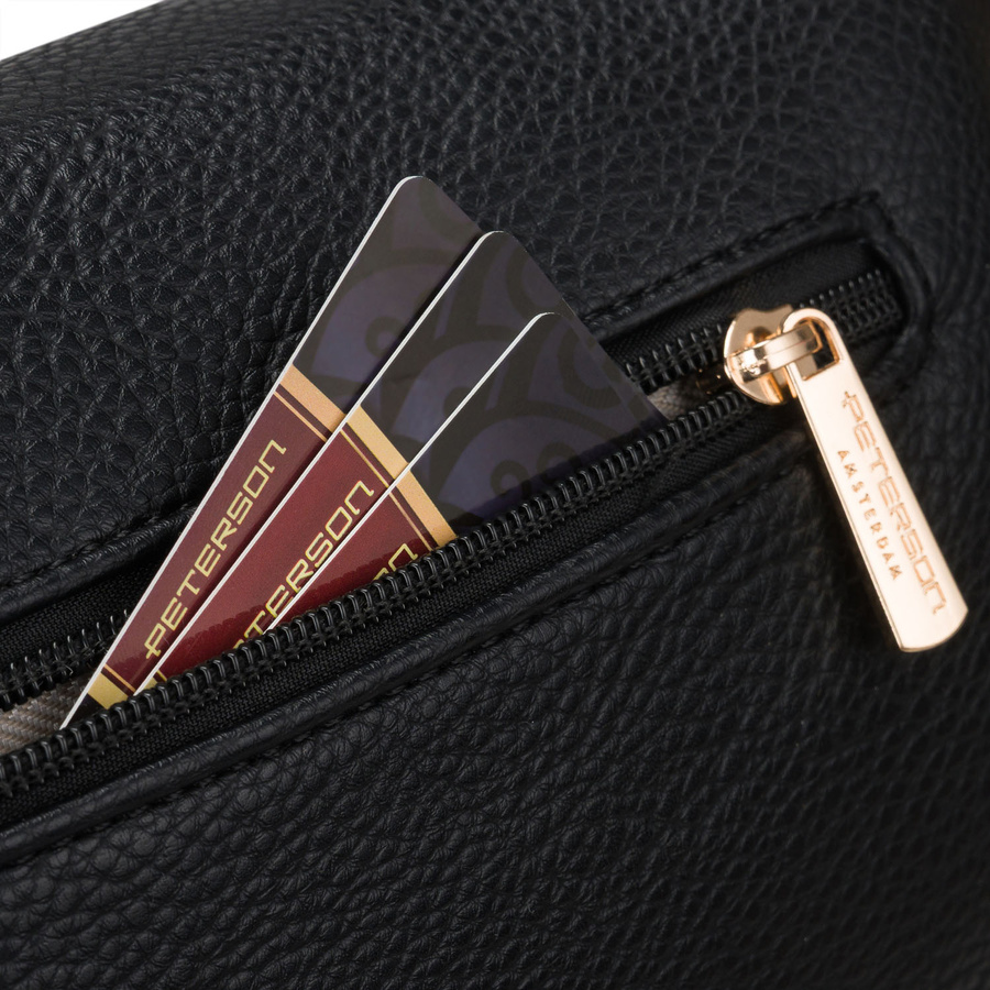 Сумка жіноча поясна PETERSON PTN-MIS-17-Black Сумка жіноча поясна PETERSON PTN-MIS-17-Black